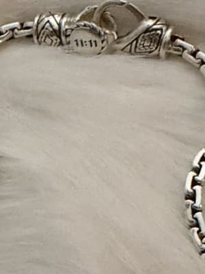 John Hardy Large Bracelet Sterling Silver 8 Inches Unisex - Thumbnail 3