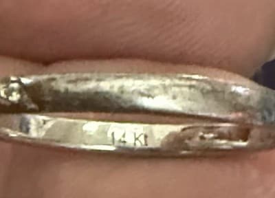 Lab Grown Diamond Size 7 14 Kt Gold White Ring Size 7 Ig Report - Thumbnail 3