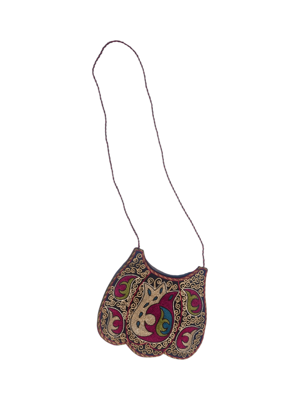 Vintage Uzbekistan Suzani Embroidered Bag - Thumbnail 2