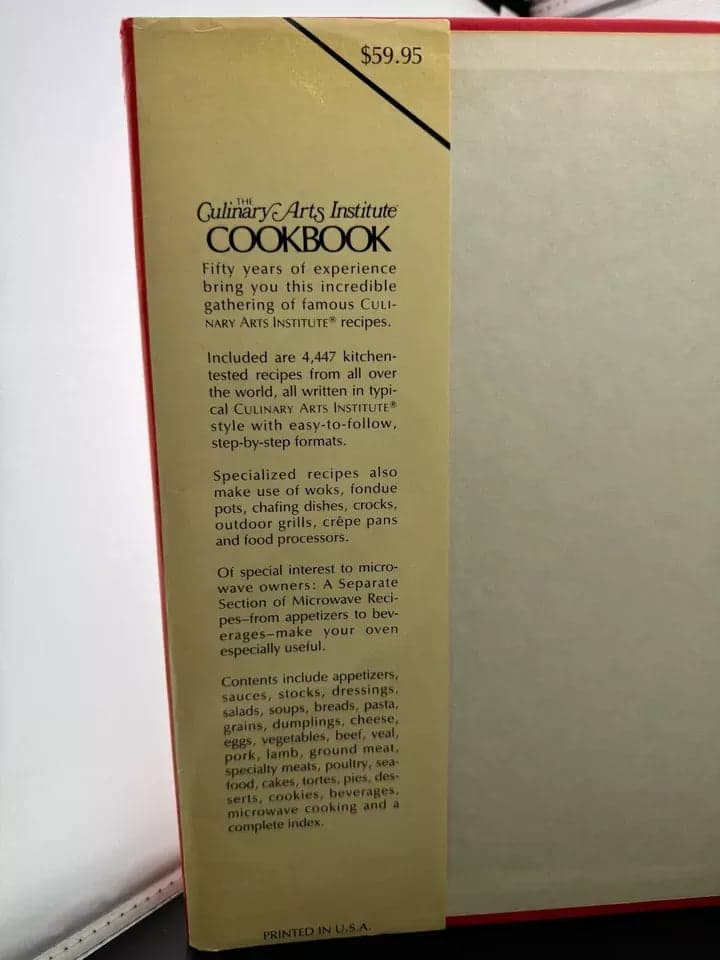 The Culinary Arts Institute Cookbook - 1985 - Thumbnail 4