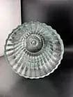 Vintage Clear Glass Pedestal Vase - Thumbnail 4