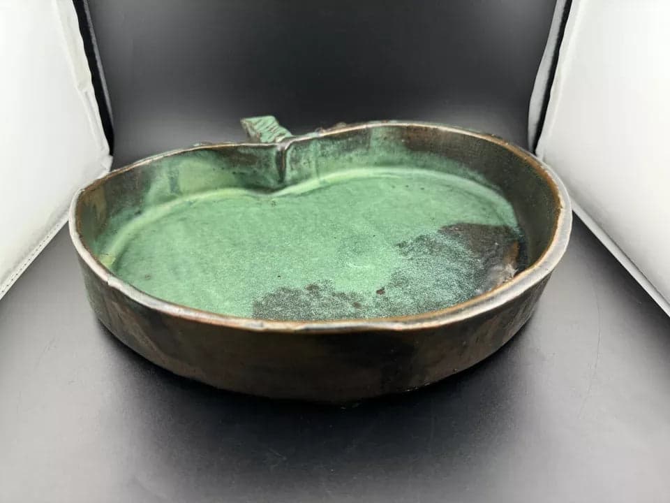 Blue Apple Pottery Bowl/Dish - Thumbnail 2