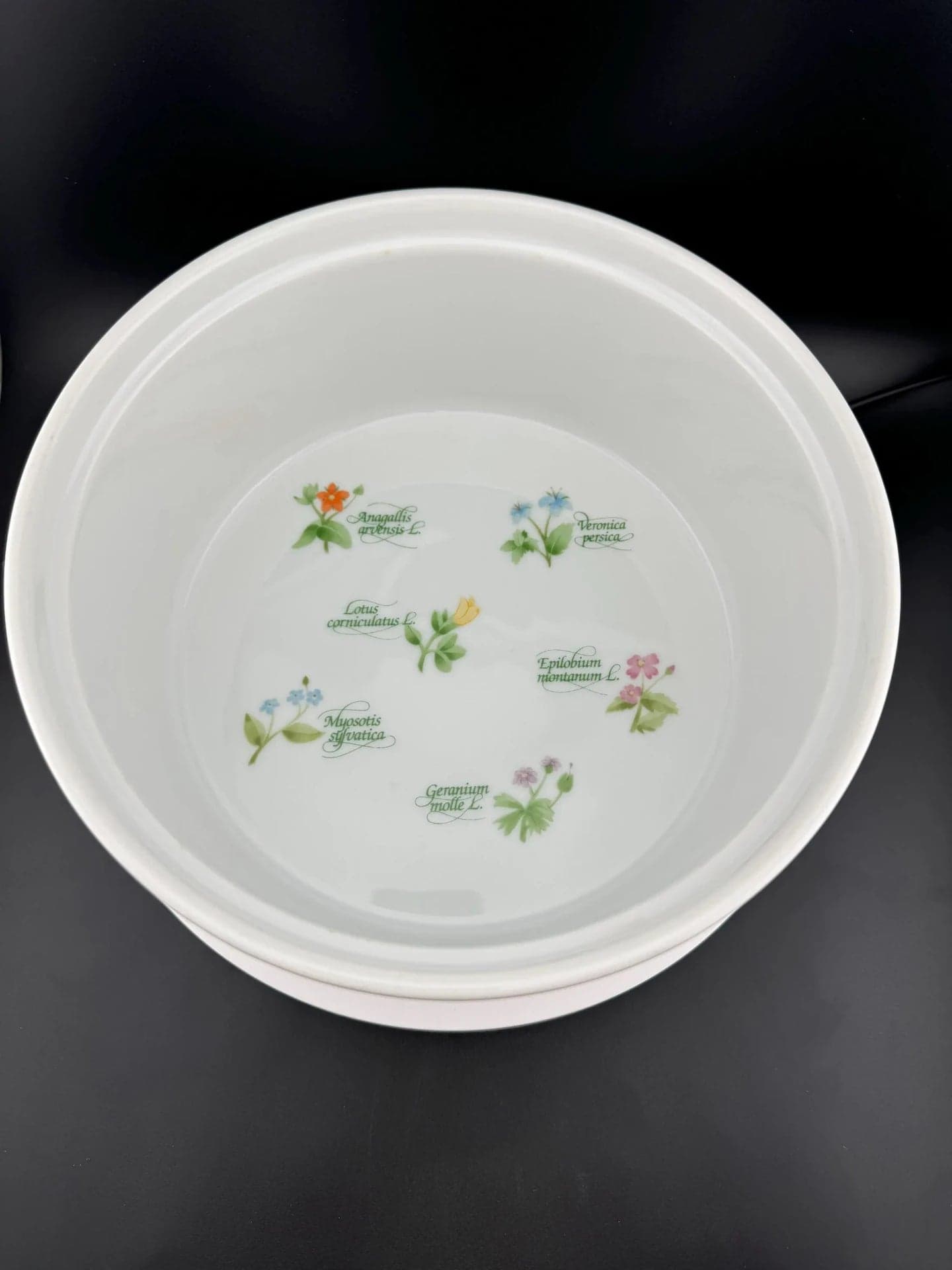 Vintage Anchor Hocking Floret Souffle Dish - Thumbnail 2