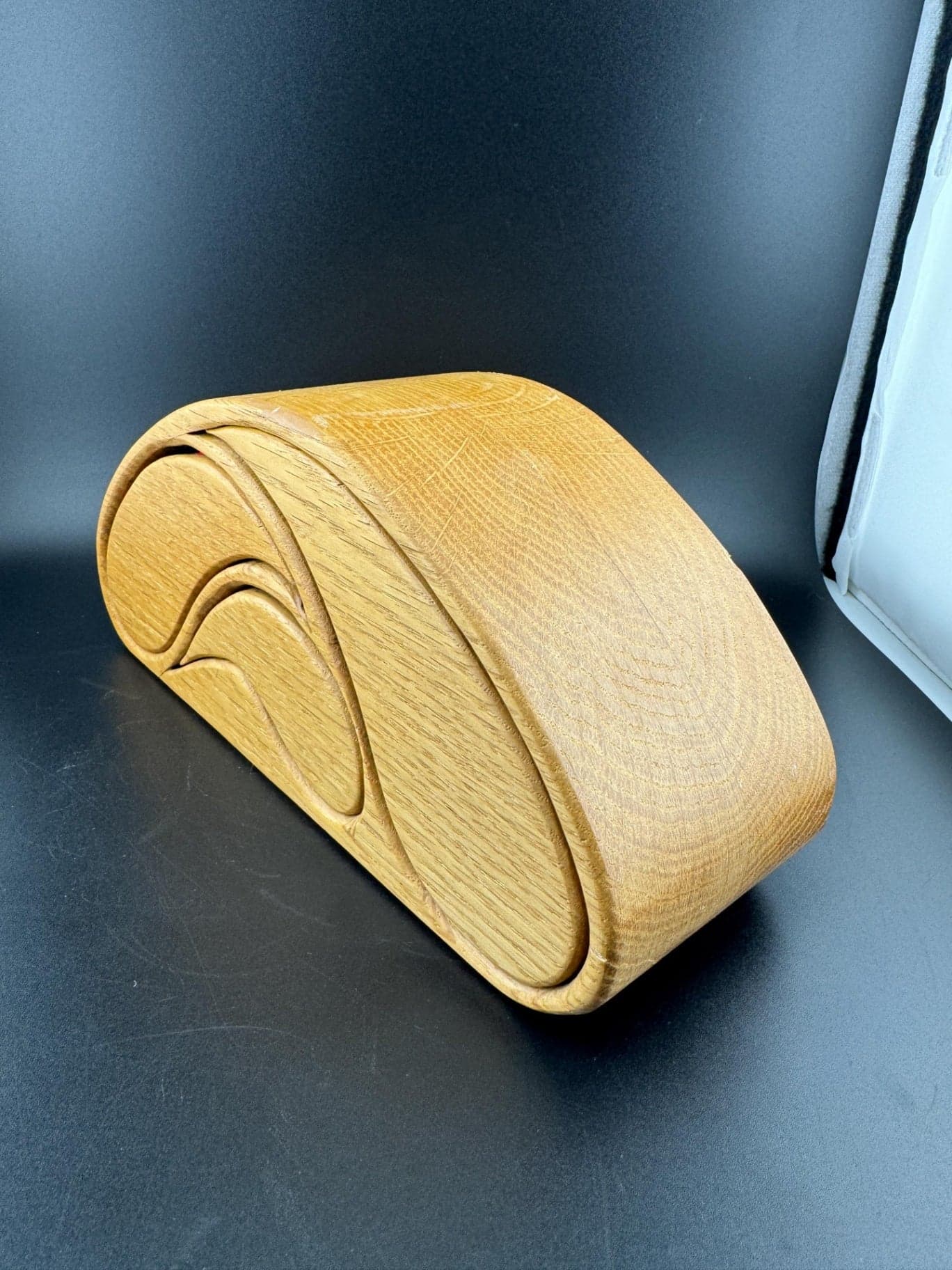 Vintage Wood Bandsaw Jewelry Box - Thumbnail 4