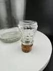 Vintage Grape Pattern Clear Glass Decanter - Thumbnail 7
