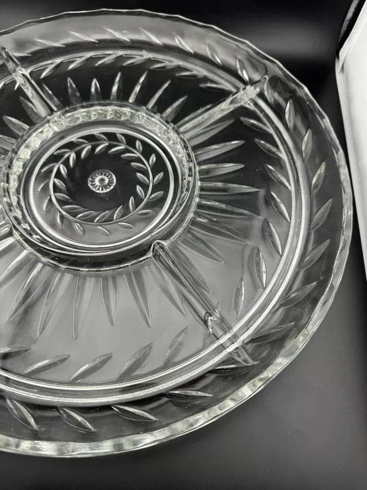 VTG Indiana Glass Relish Tray - Thumbnail 6