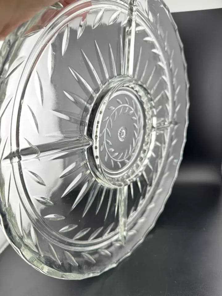 VTG Indiana Glass Relish Tray - Thumbnail 7