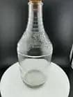 Vintage Grape Pattern Clear Glass Decanter - Thumbnail 5
