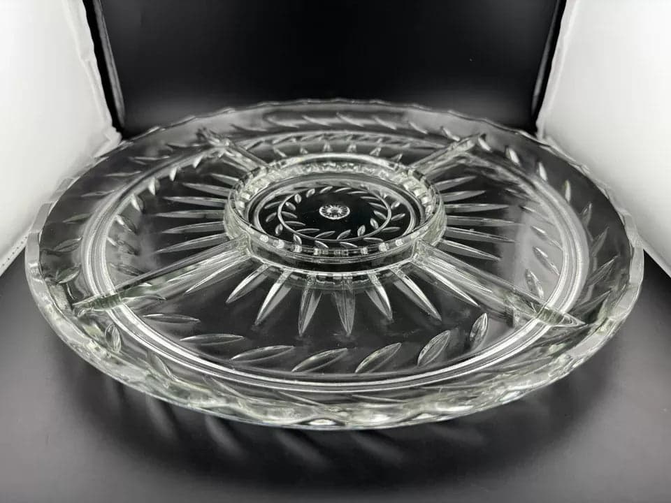 VTG Indiana Glass Relish Tray - Thumbnail 2