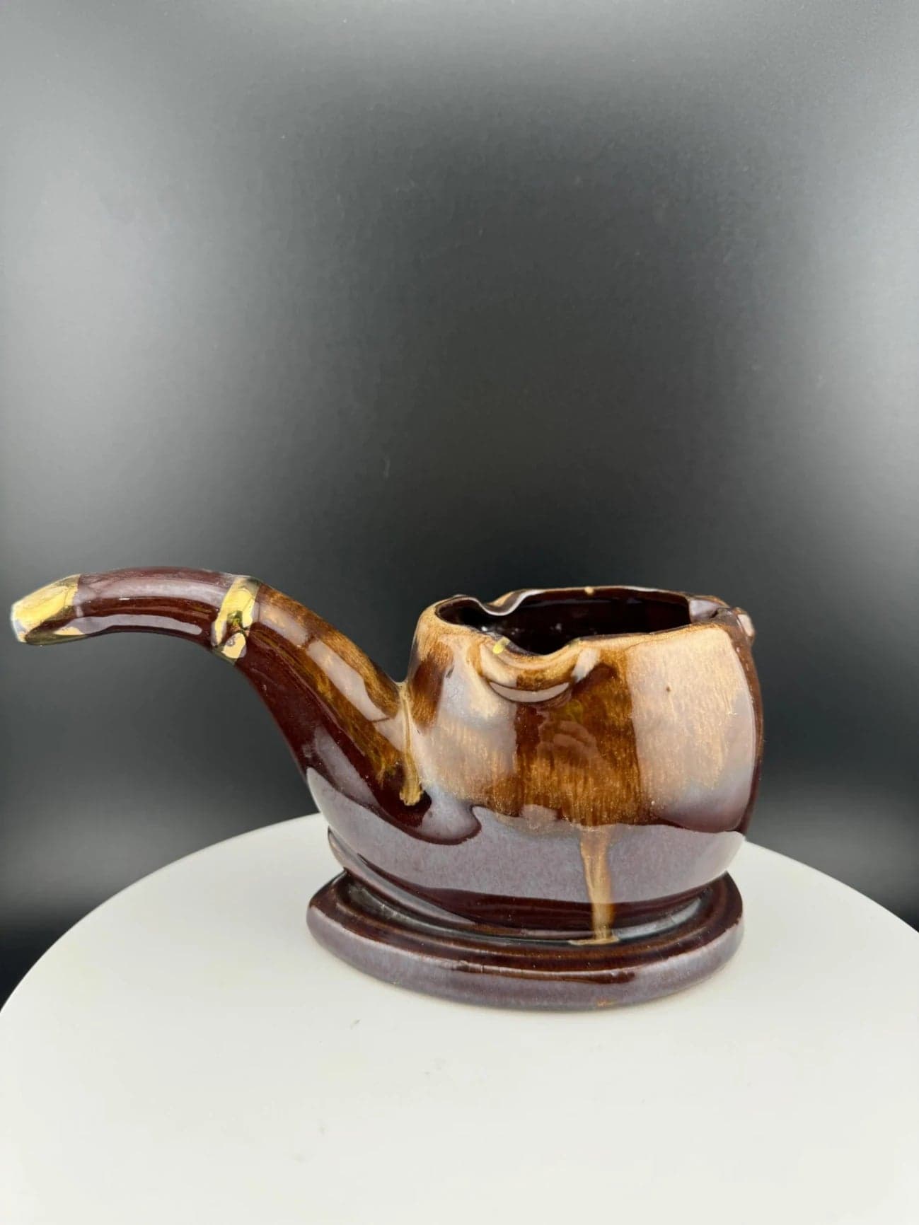 Vintage Napcoware Ceramic Pipe Ashtray - Thumbnail 5
