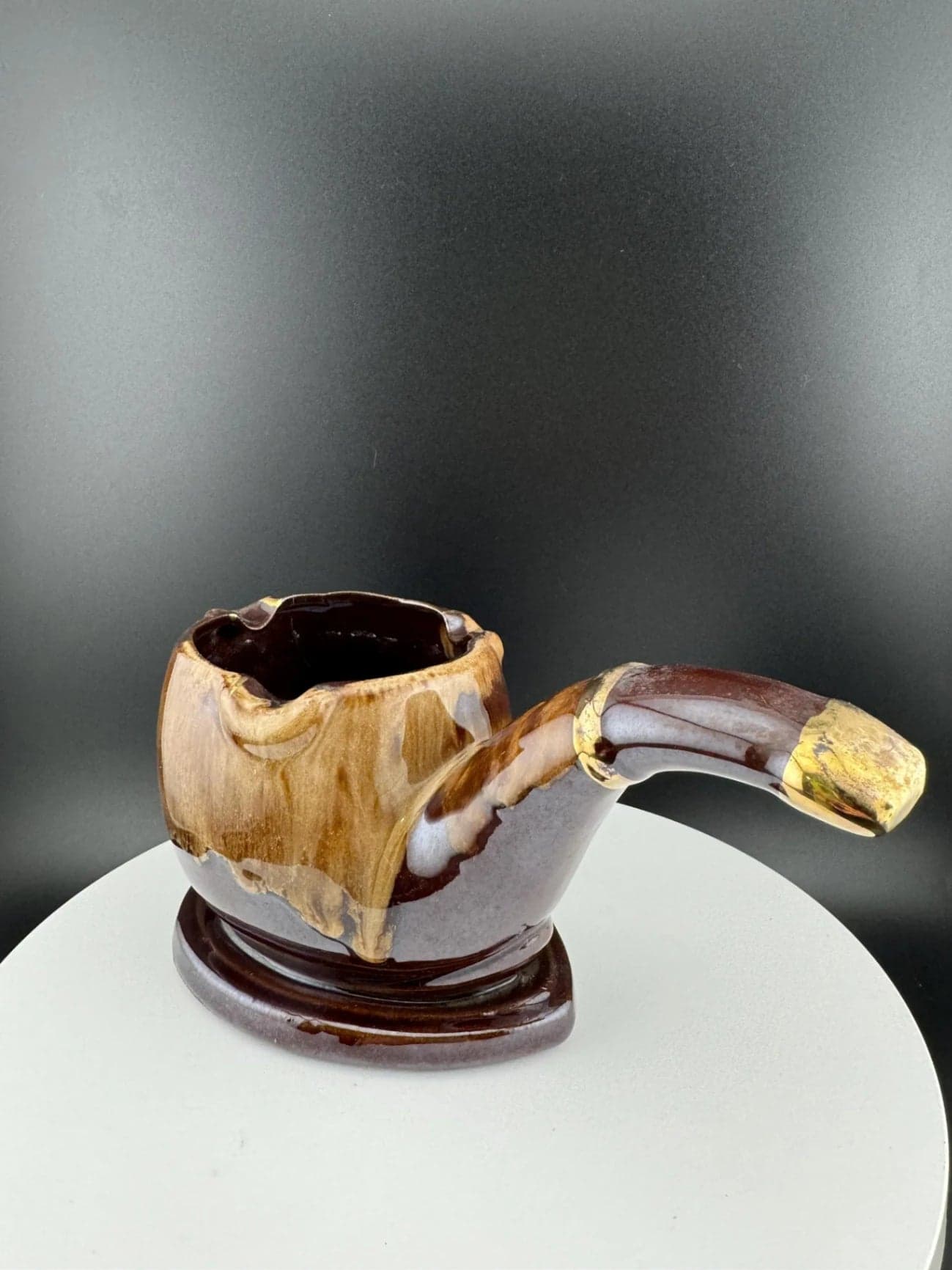 Vintage Napcoware Ceramic Pipe Ashtray - Thumbnail 3