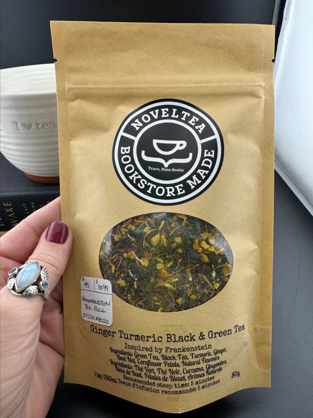 Frankenstein Ginger Tumeric Black Green Tea - Thumbnail 4