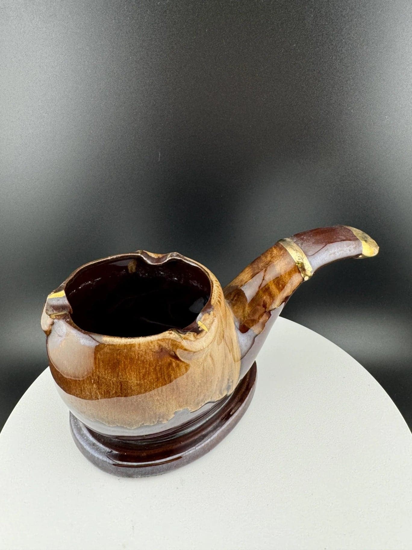Vintage Napcoware Ceramic Pipe Ashtray - Thumbnail 2