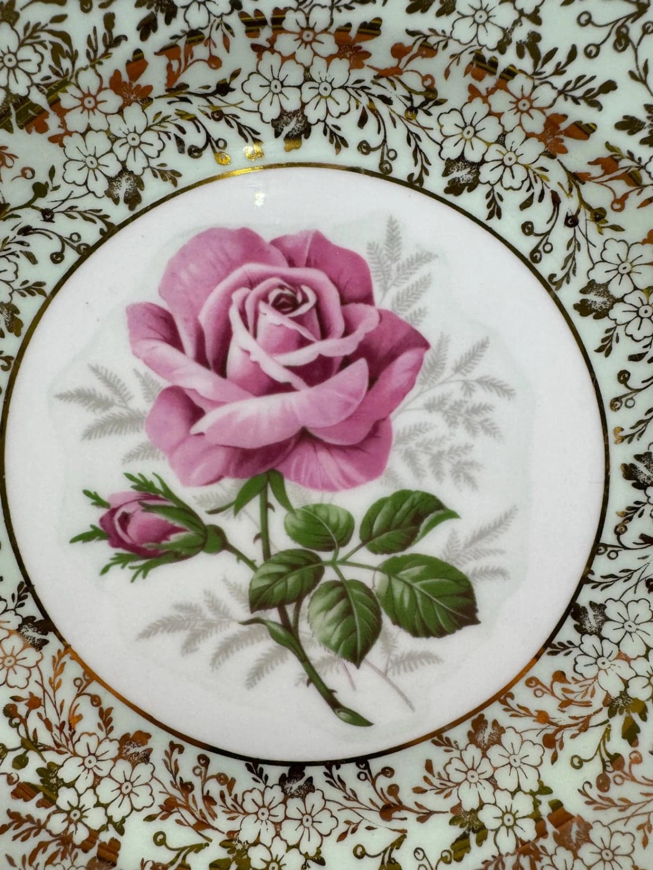 VTG Royal Standard Decorative Rose Plate - Thumbnail 2