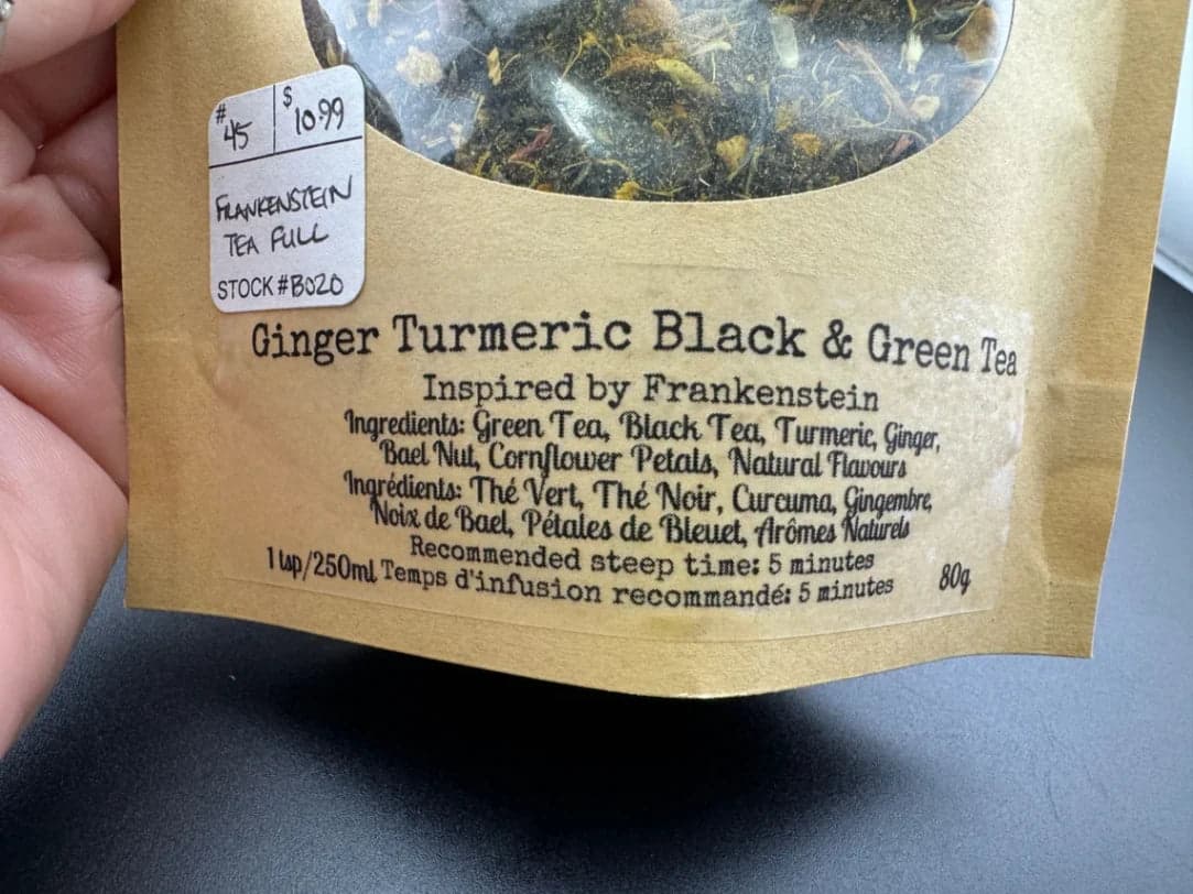 Frankenstein Ginger Tumeric Black Green Tea - Thumbnail 5