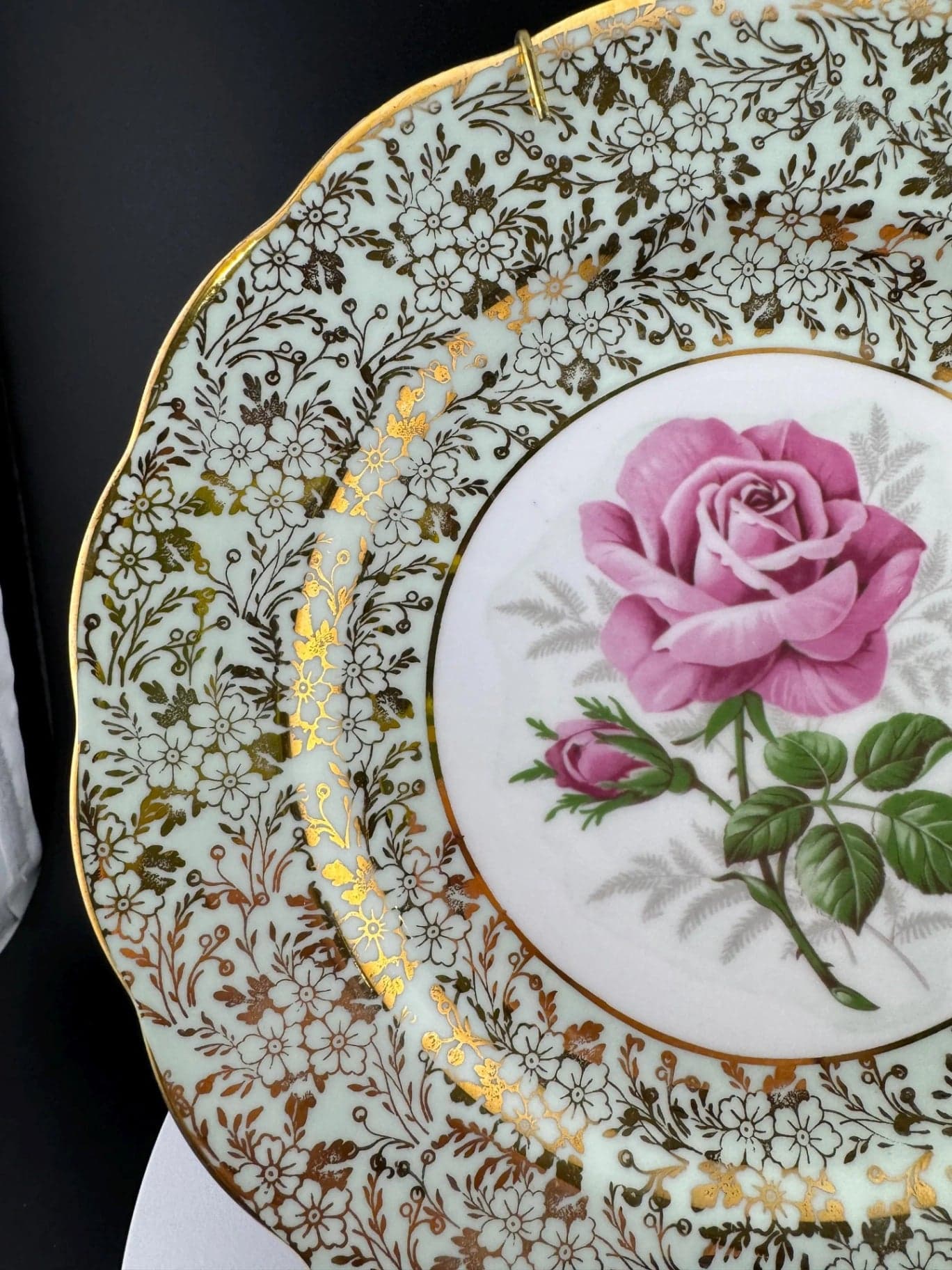VTG Royal Standard Decorative Rose Plate - Thumbnail 5