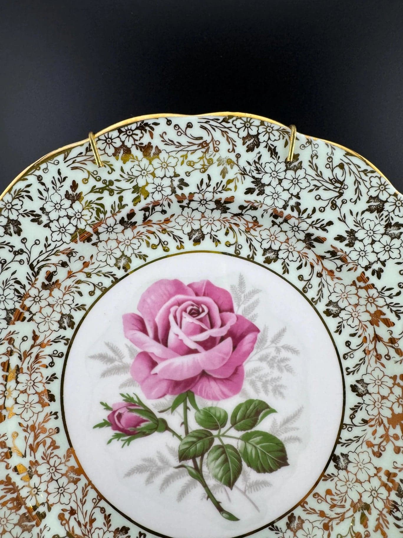 VTG Royal Standard Decorative Rose Plate - Thumbnail 4