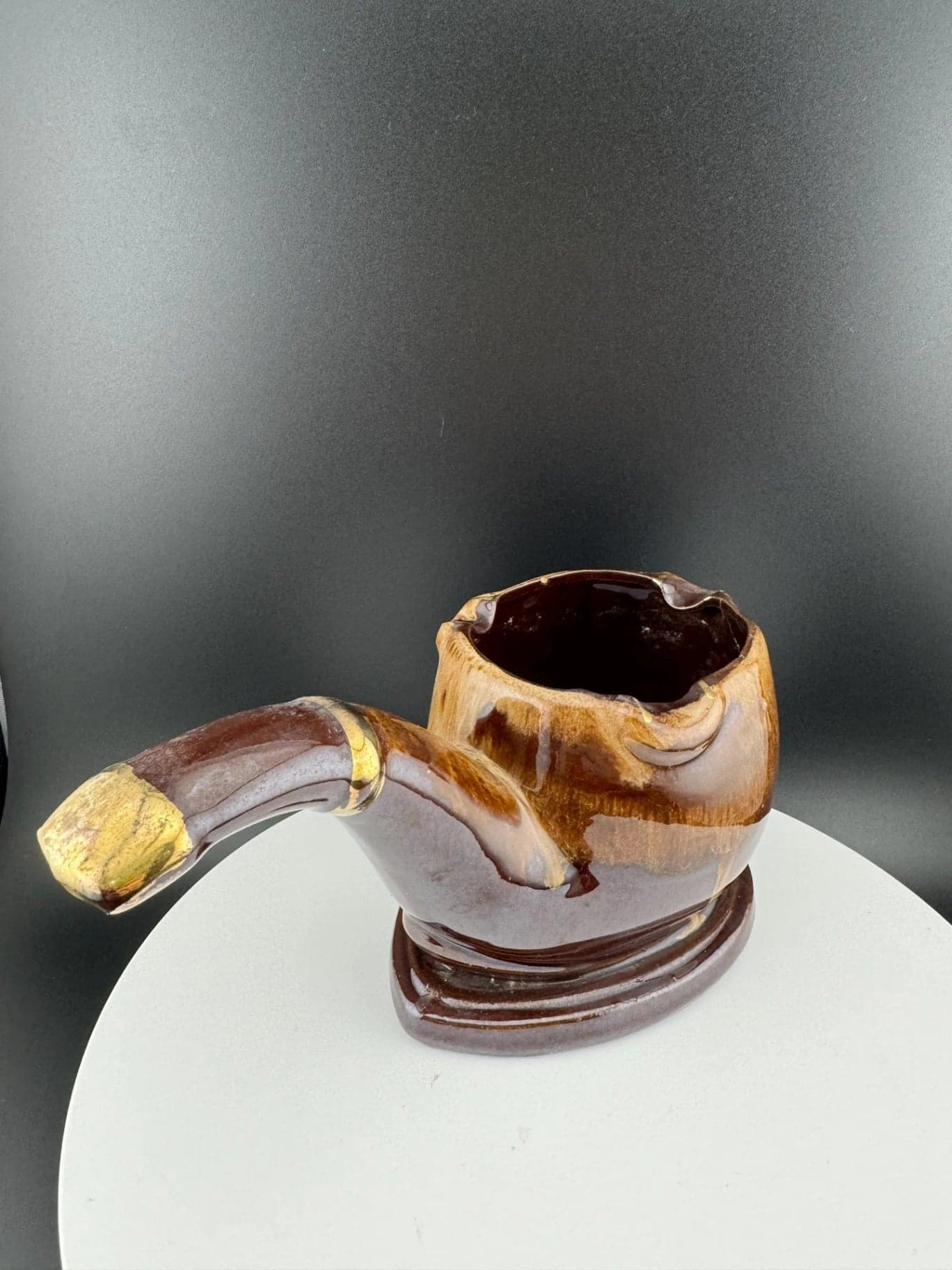 Vintage Napcoware Ceramic Pipe Ashtray - Thumbnail 4