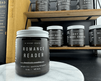 Bookish 4oz. Candle - Romance Reader - Thumbnail 2