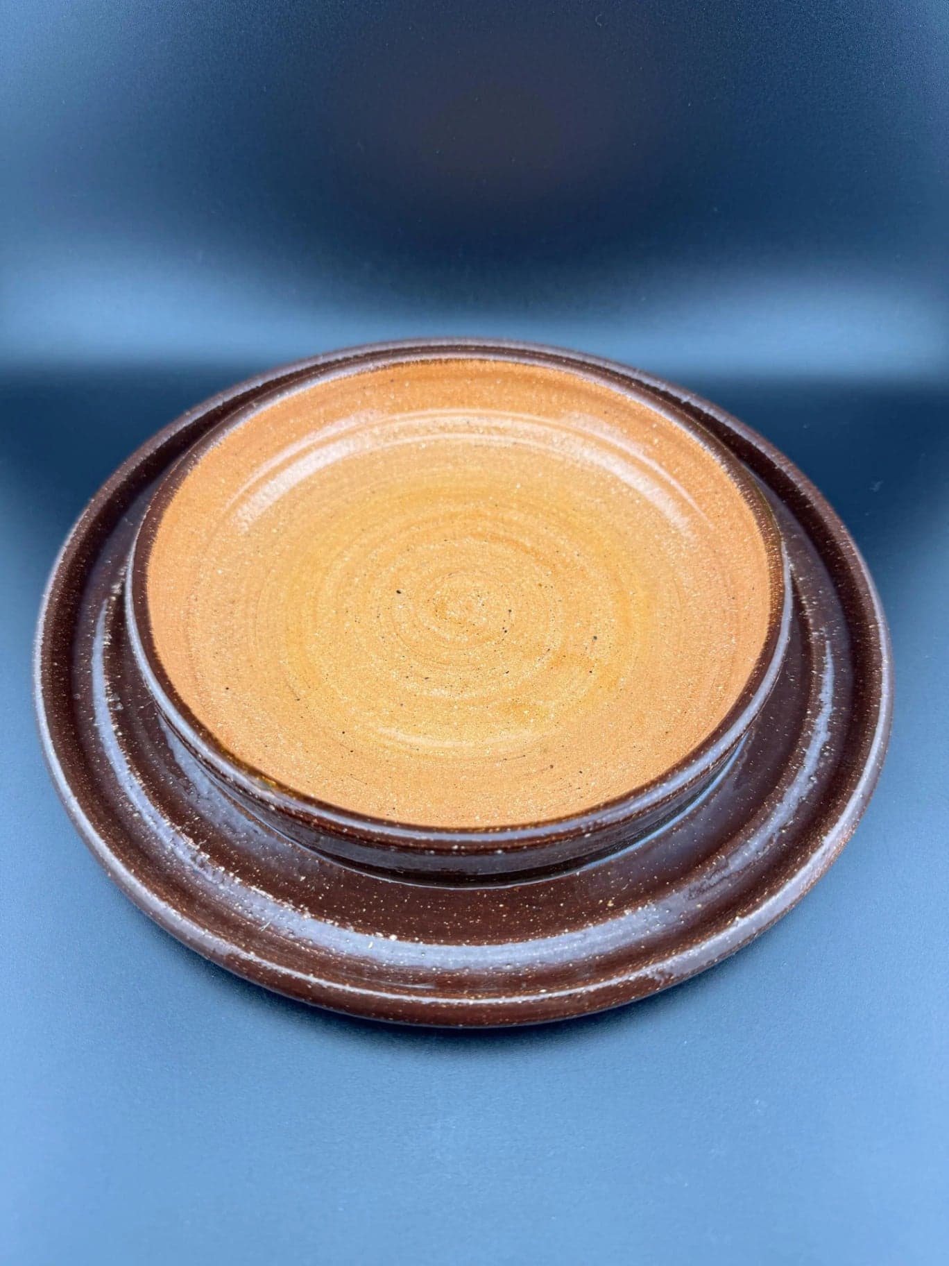 Glazed Pottery, Domed Butter Dish - Thumbnail 5