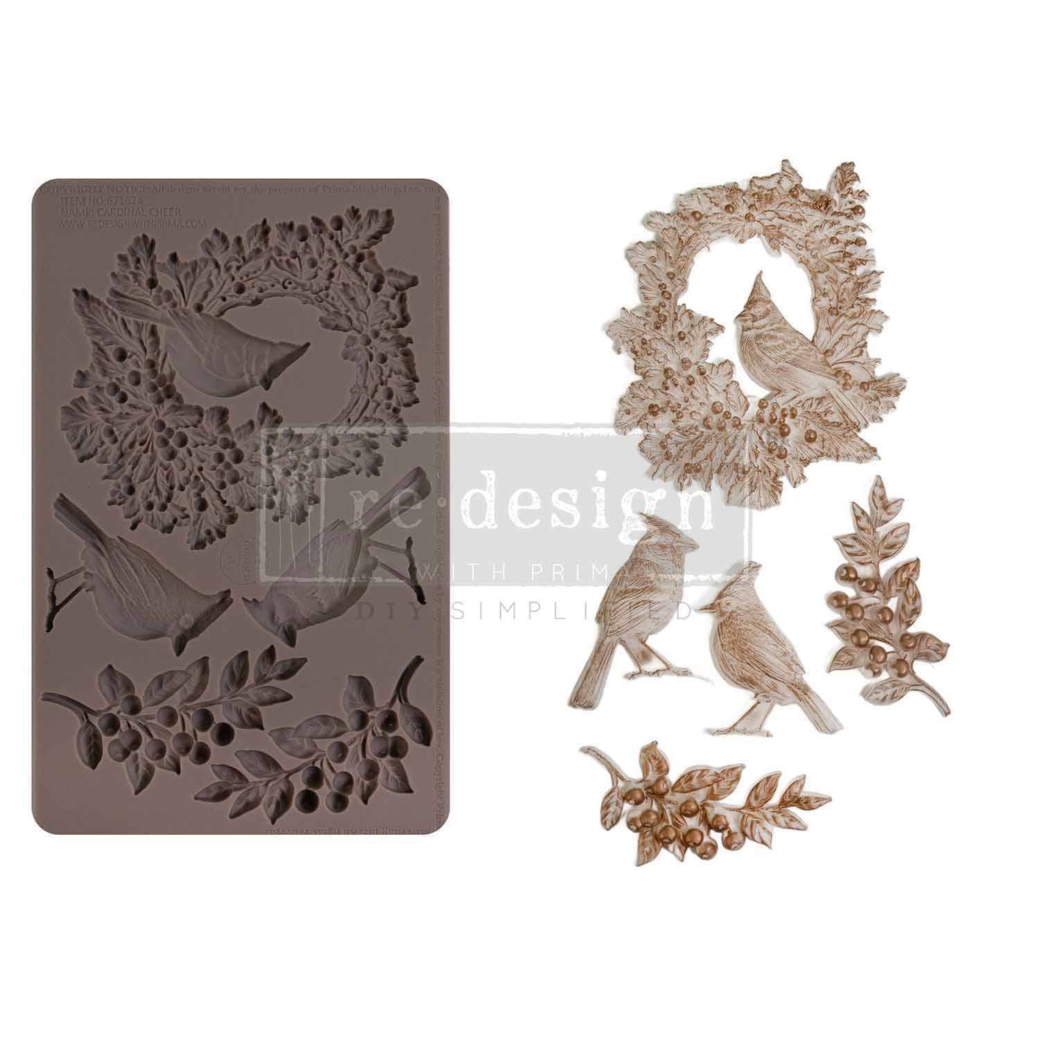 Decor Moulds® - Cardinal Cheer - Image 1