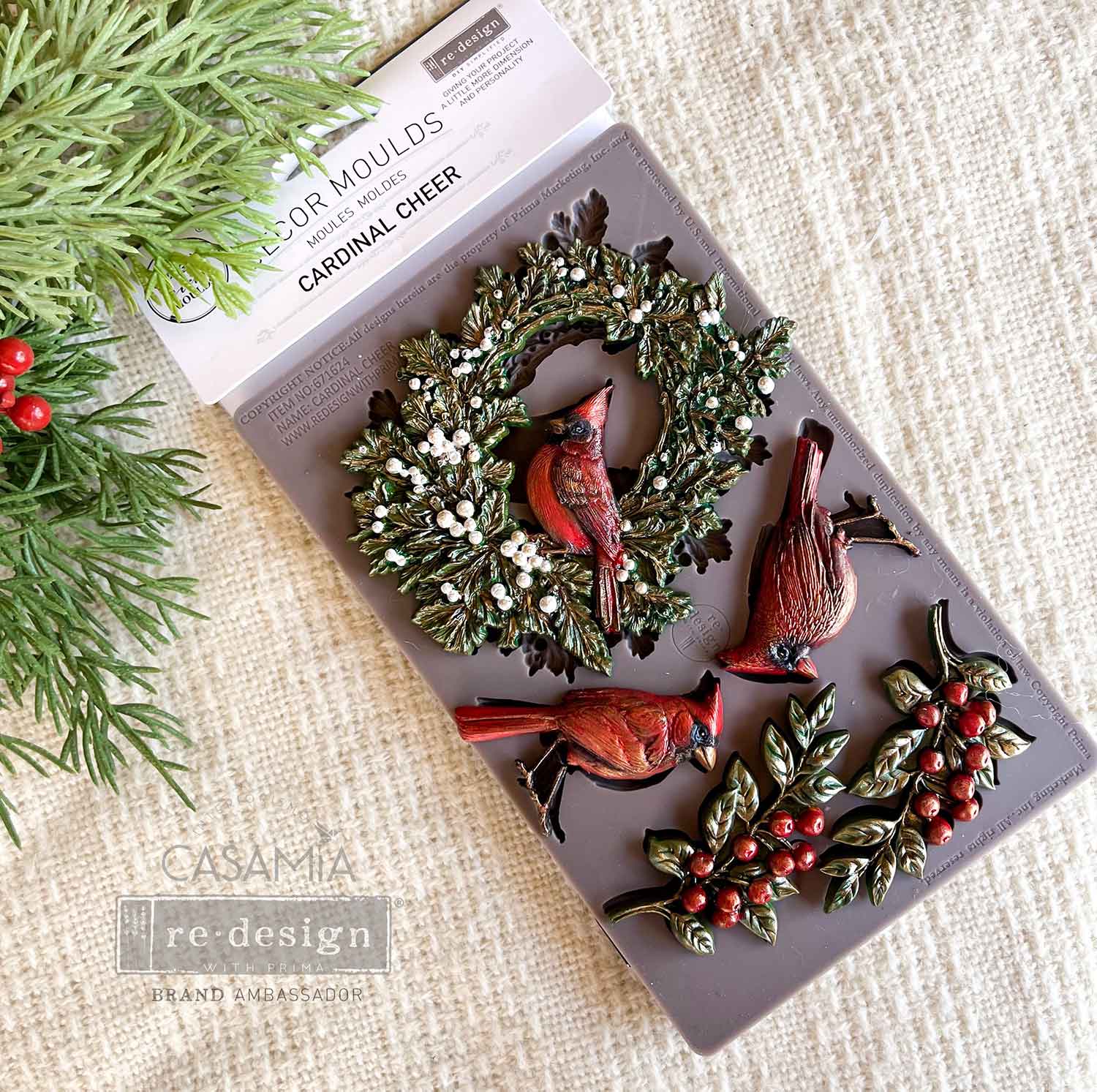 Decor Moulds® - Cardinal Cheer - Thumbnail 3