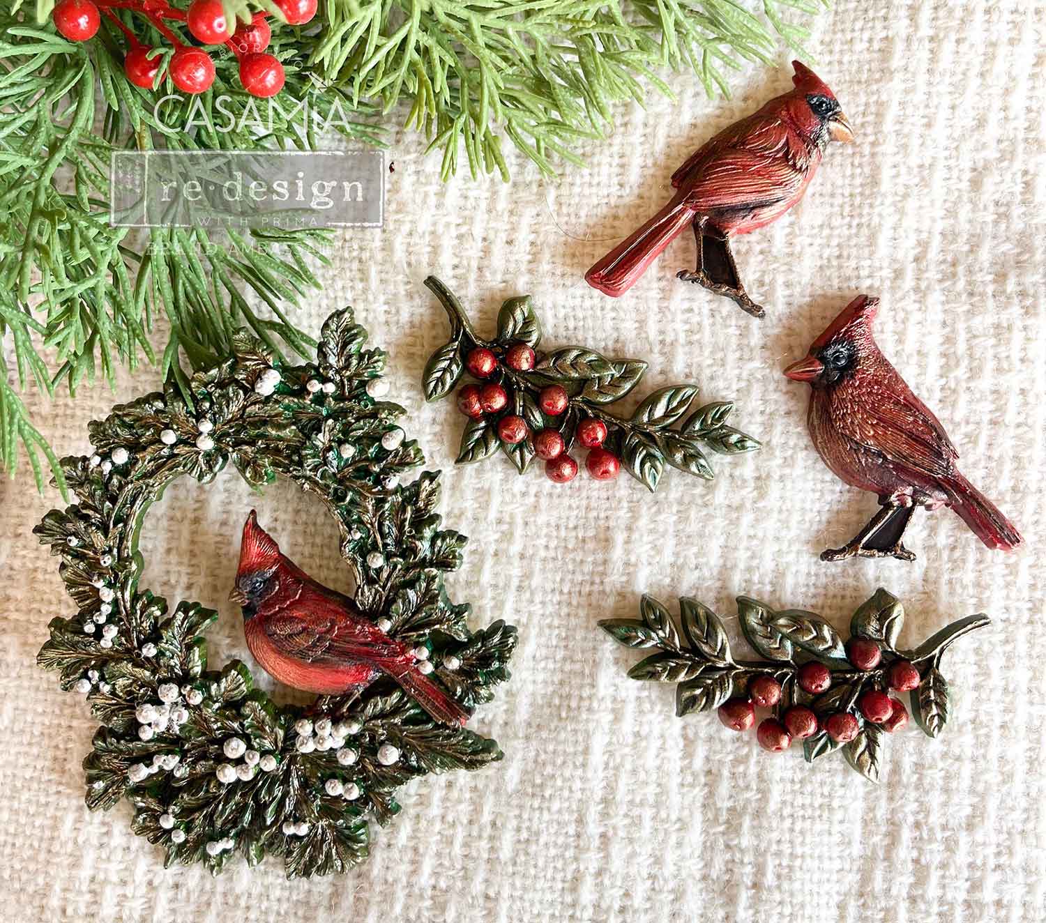 Decor Moulds® - Cardinal Cheer - Thumbnail 2