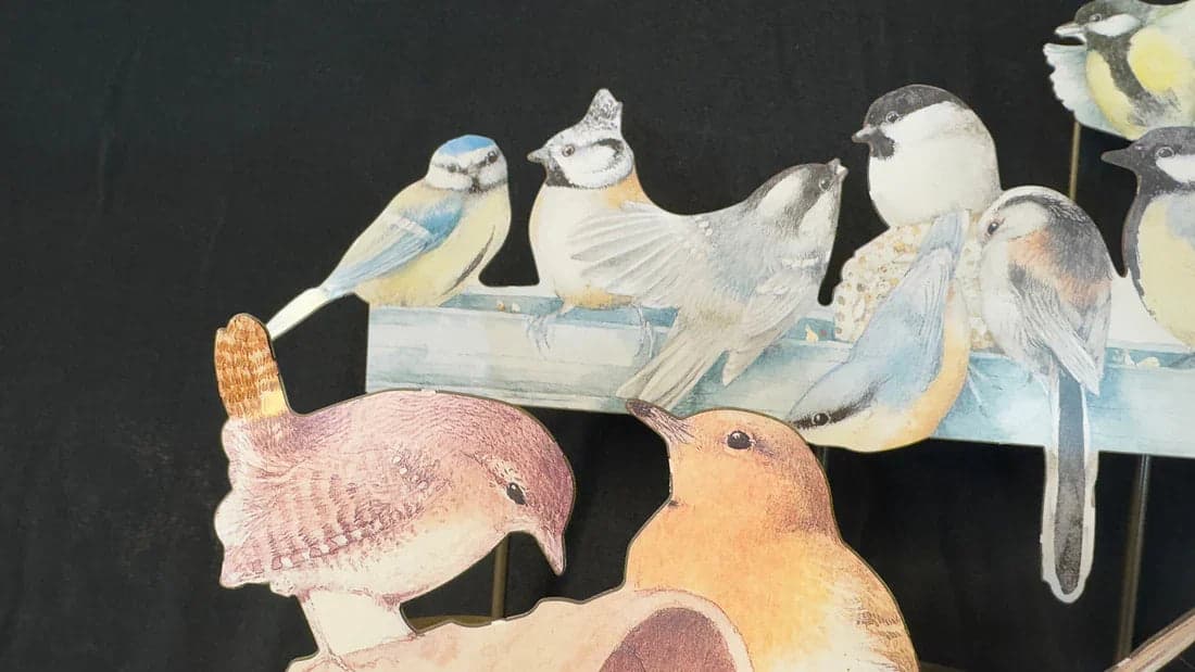 Metal 6 Candle Stand W/Bird Motif - Thumbnail 4