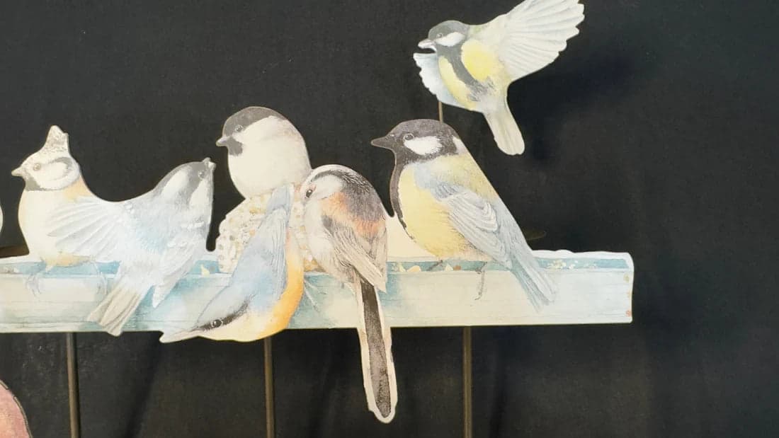 Metal 6 Candle Stand W/Bird Motif - Thumbnail 5