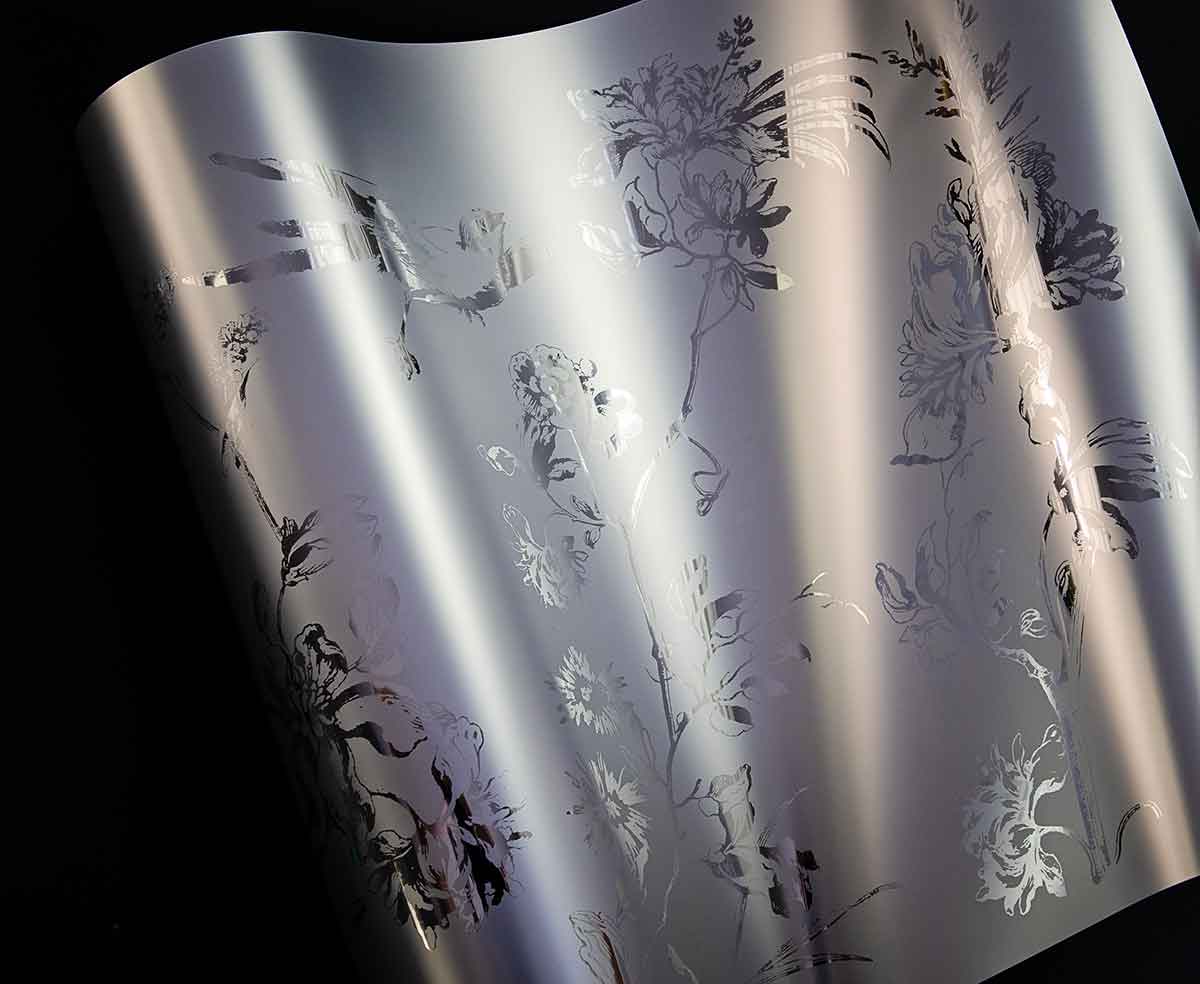 Decor Foil Transfers® Kacha - Silver Bird - Thumbnail 2