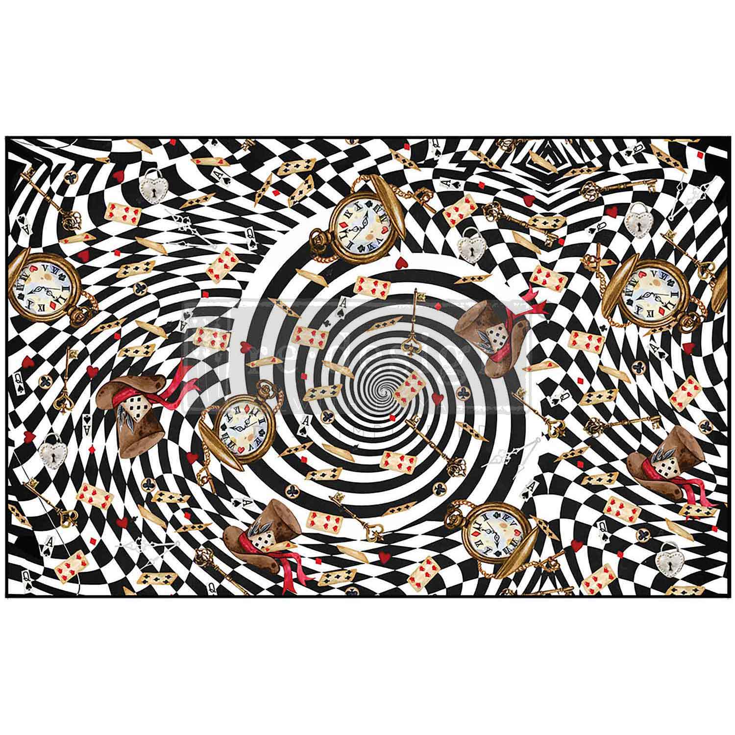 Decoupage Decor Tissue Paper - Tea Party Whirlwind - Image 1