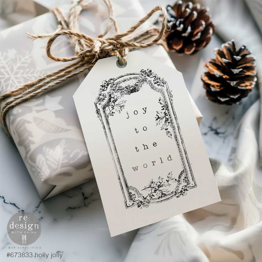 Decor Clear Stamp - Holly Jolly - Thumbnail 2