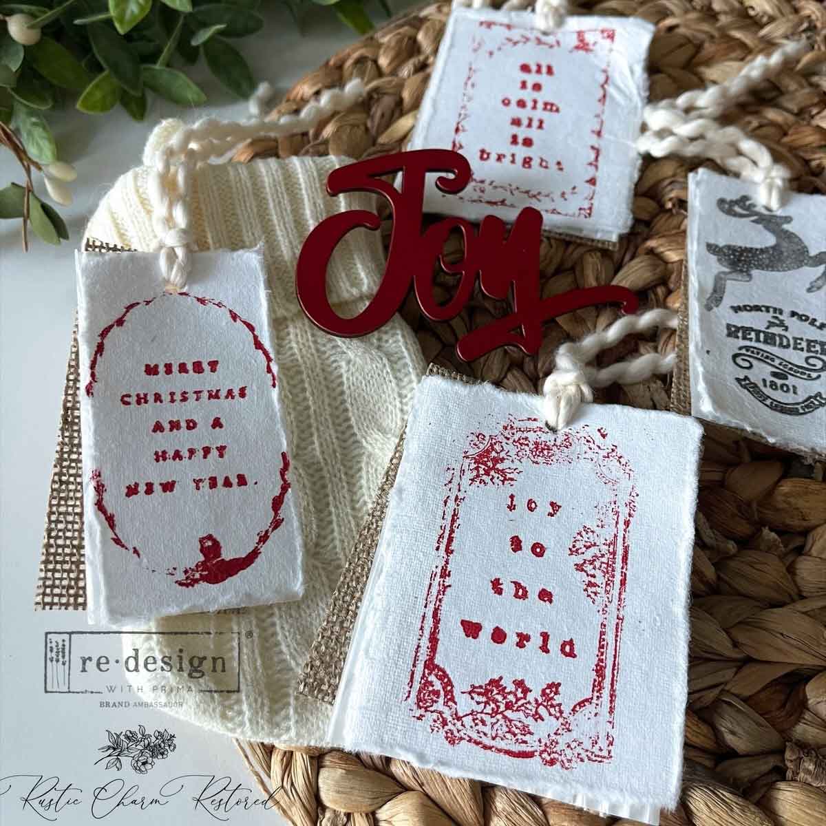 Decor Clear Stamp - Here Comes Santa - Thumbnail 3