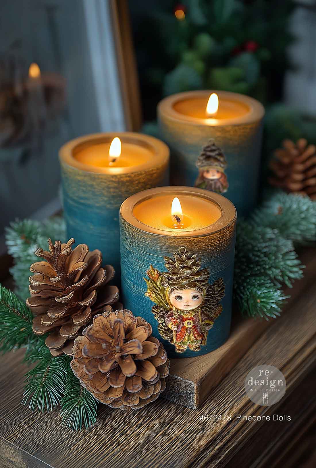 Decor Moulds® - Pinecone Dolls - Thumbnail 3