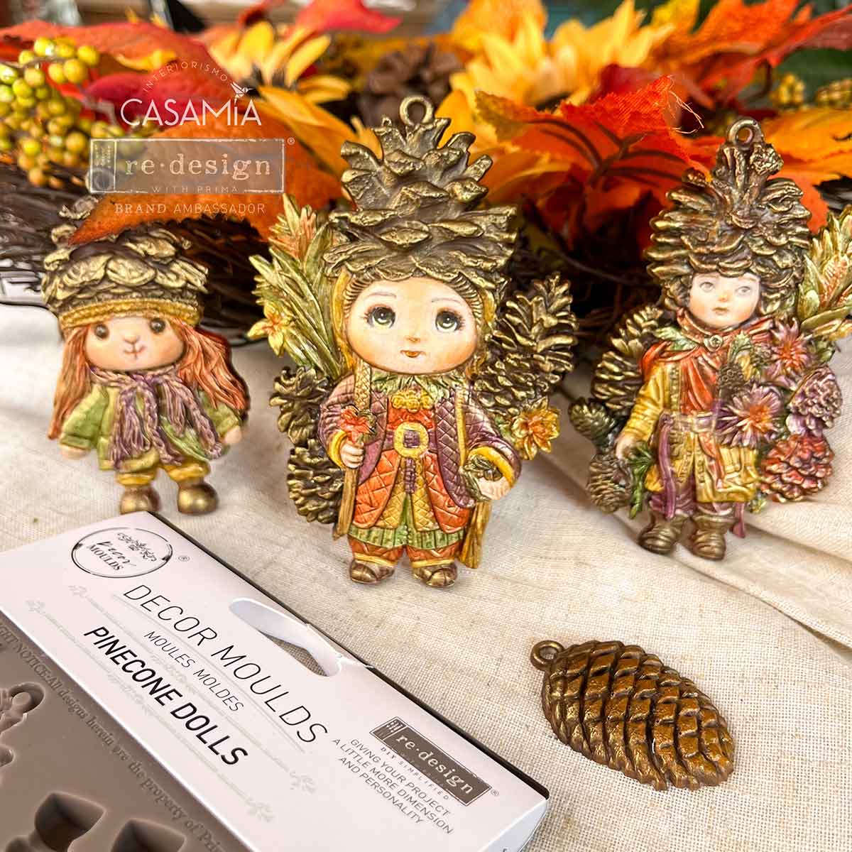 Decor Moulds® - Pinecone Dolls - Thumbnail 4