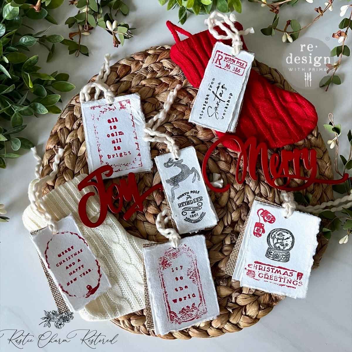 Decor Clear Stamp - Here Comes Santa - Thumbnail 4