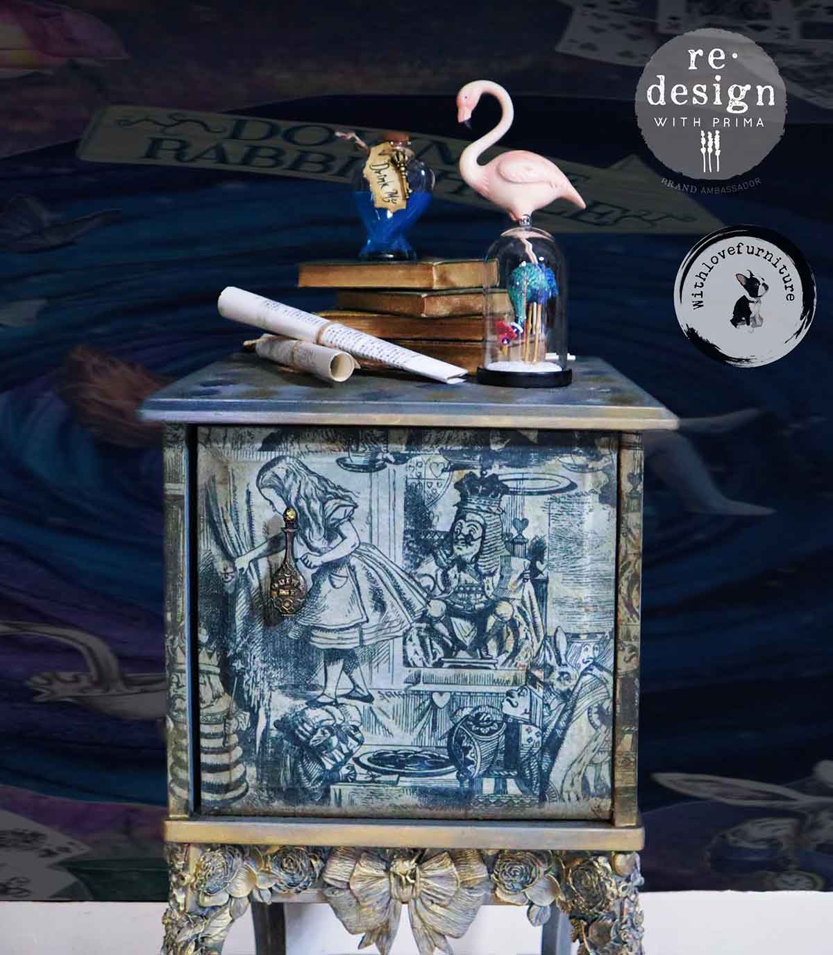 Decoupage Decor Tissue Paper - Dreaming in Wonderland - Thumbnail 5