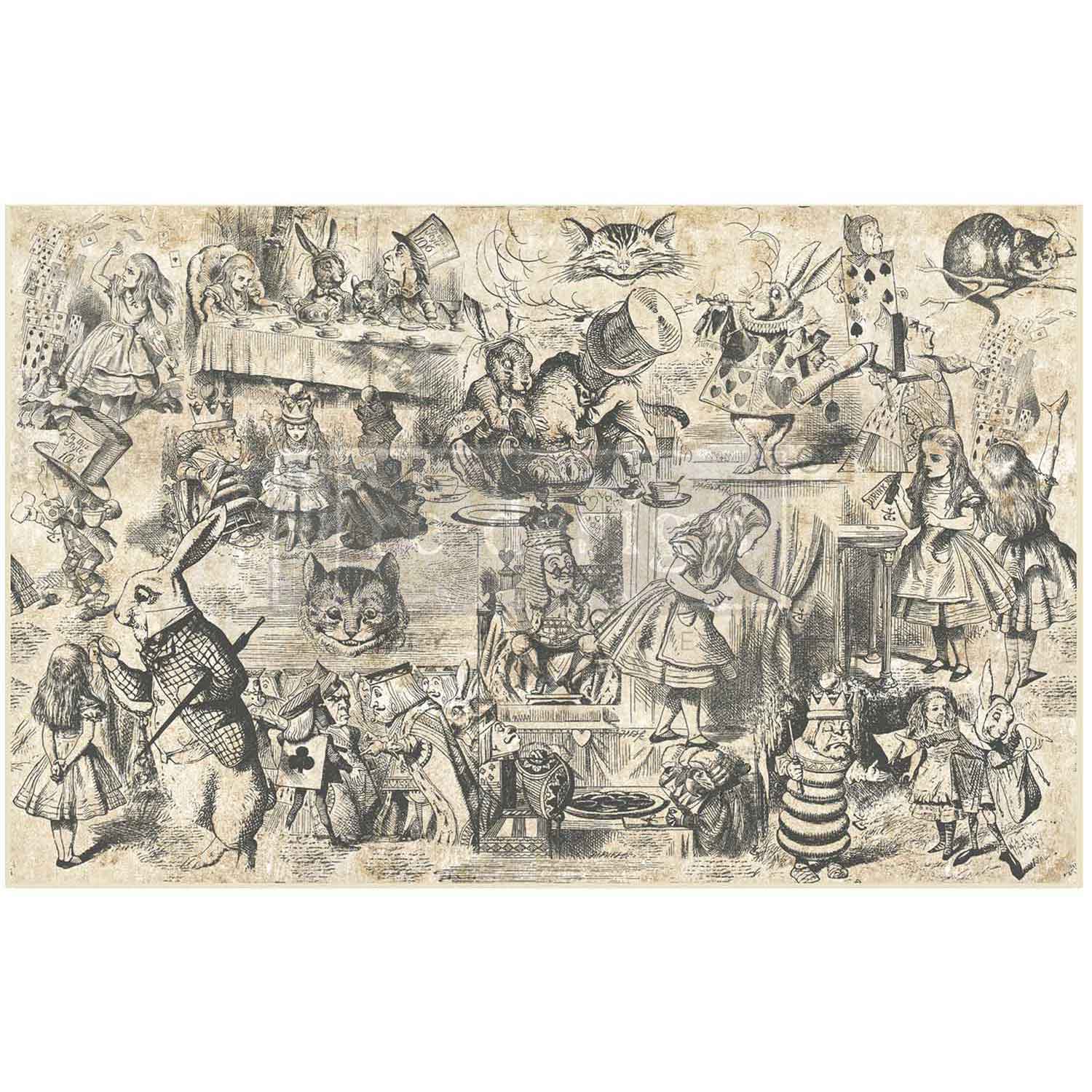 Decoupage Decor Tissue Paper - Dreaming in Wonderland - Image 1