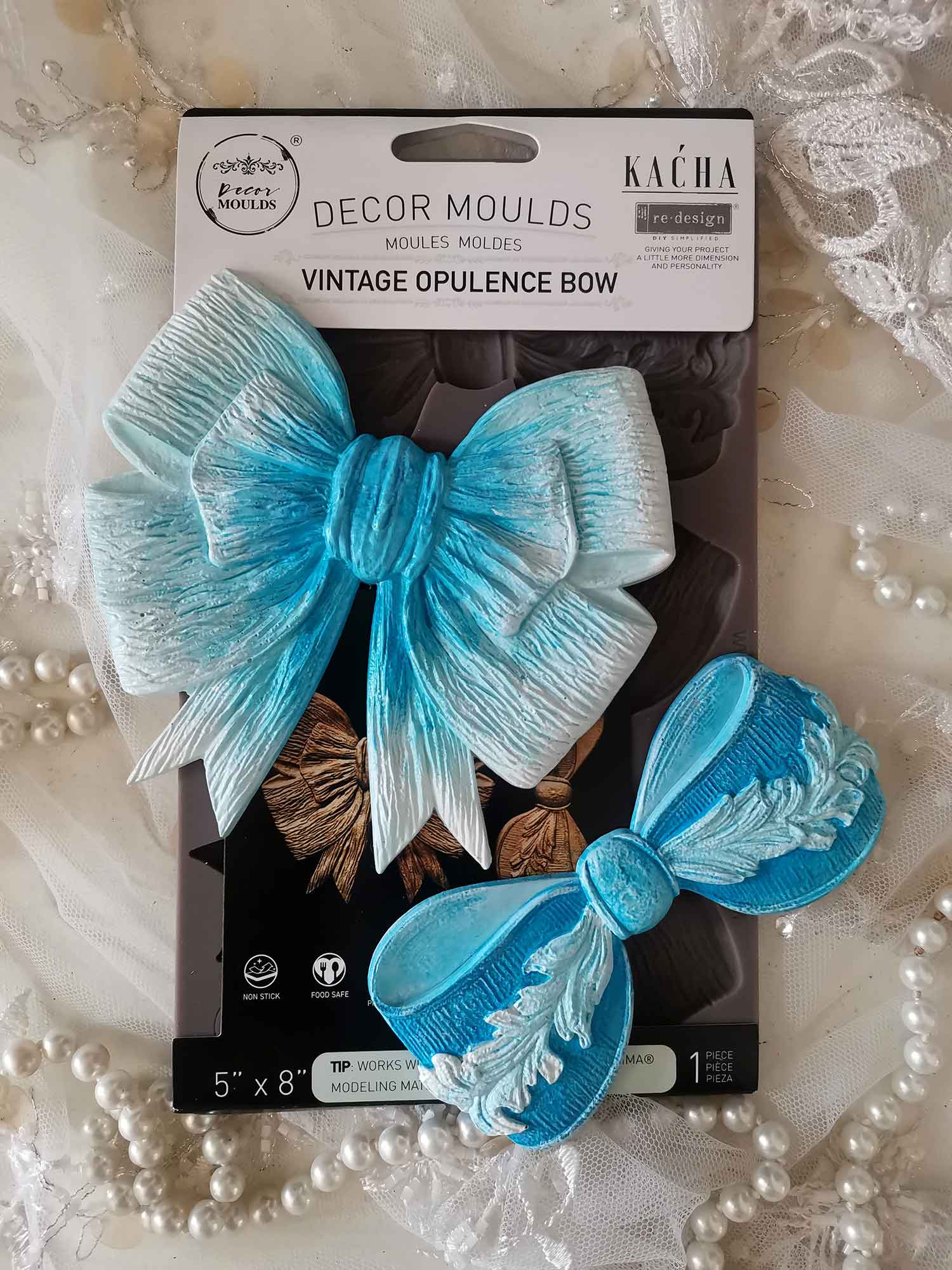 Decor Moulds® Kacha - Vintage Opulence Bow - Thumbnail 9