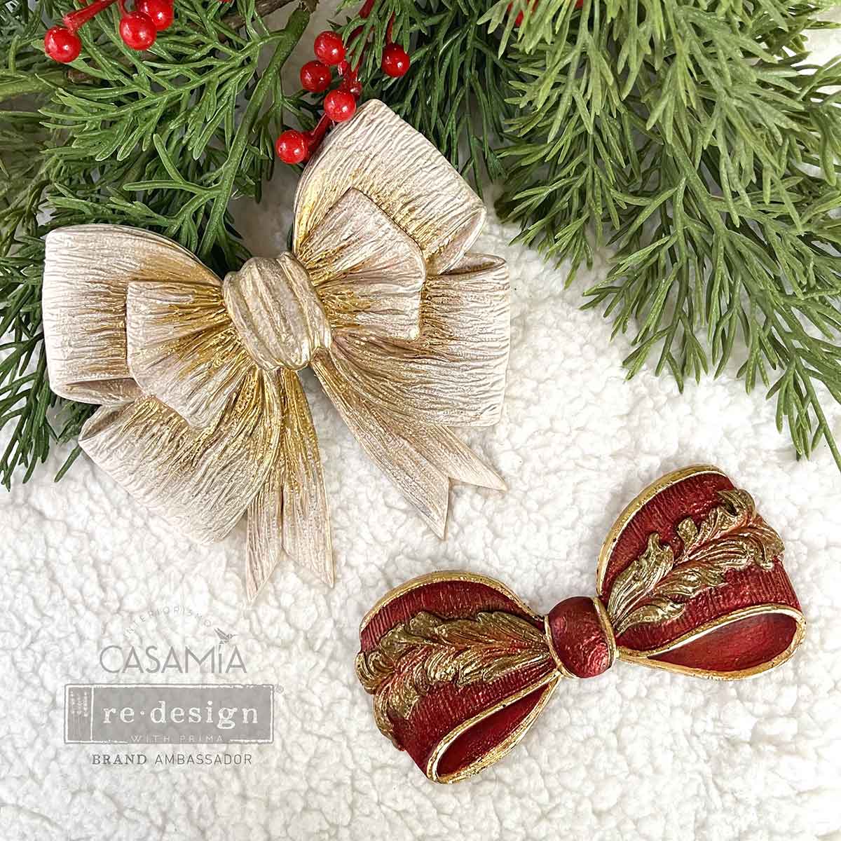 Decor Moulds® Kacha - Vintage Opulence Bow - Thumbnail 8