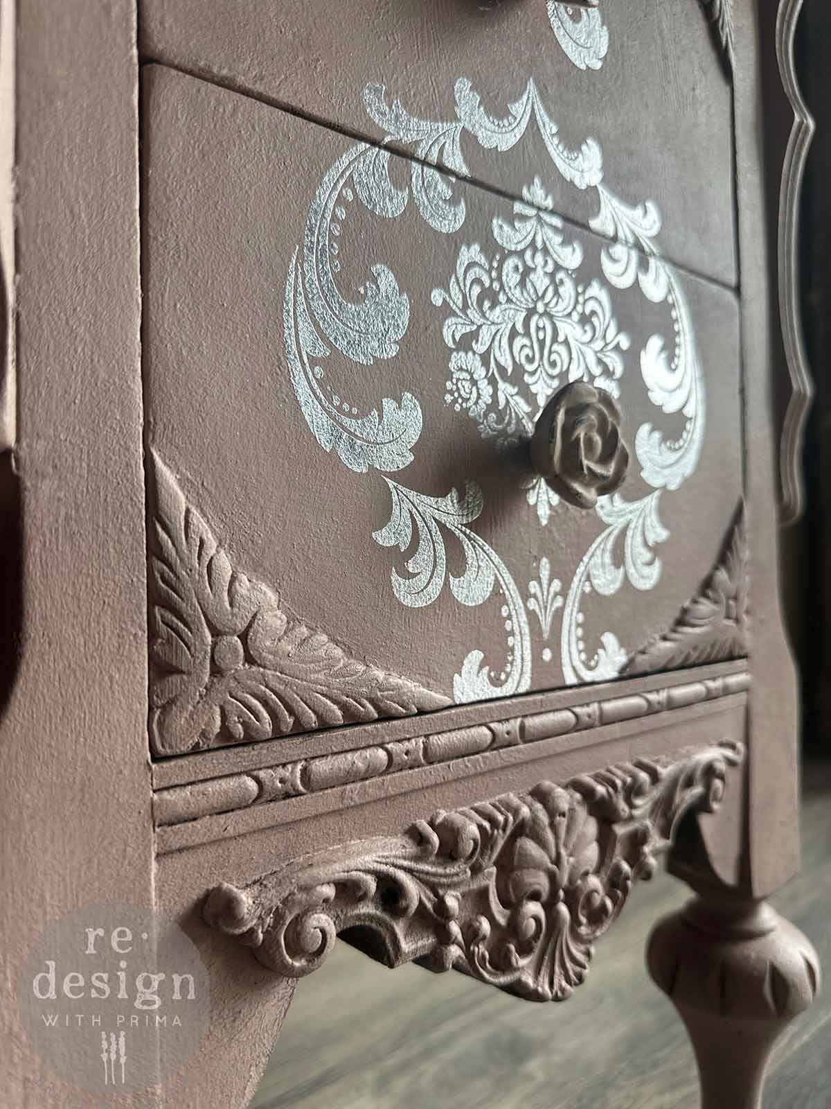 Decor Foil Transfers® Kacha - Silver House of Damask - Thumbnail 4