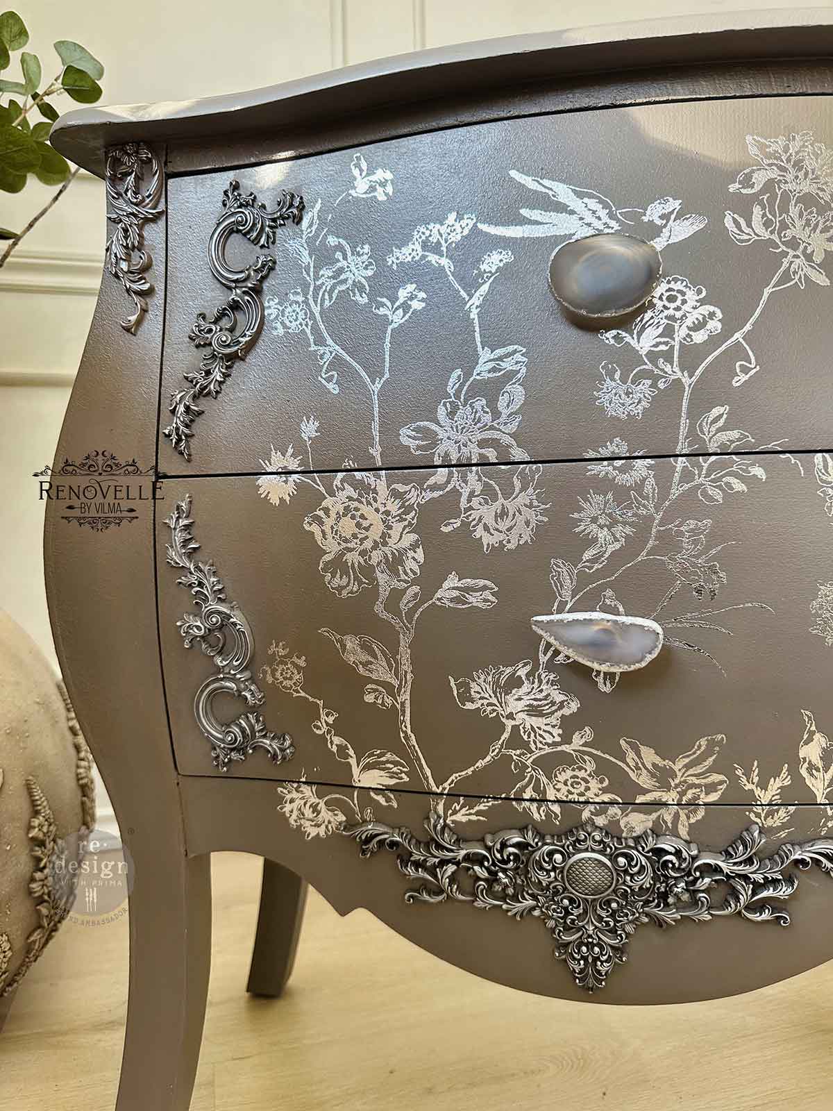 Decor Foil Transfers® Kacha - Silver Bird - Thumbnail 12