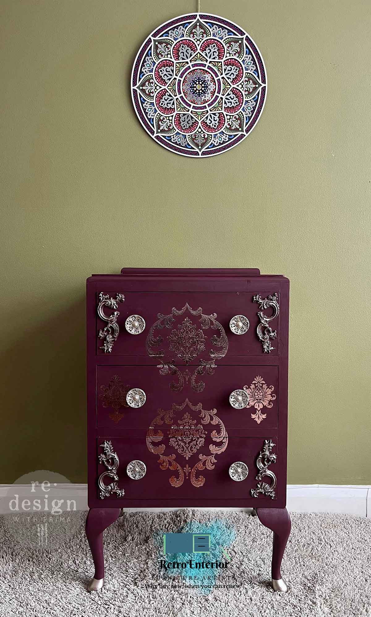 Decor Foil Transfers® Kacha - Silver House of Damask - Thumbnail 11