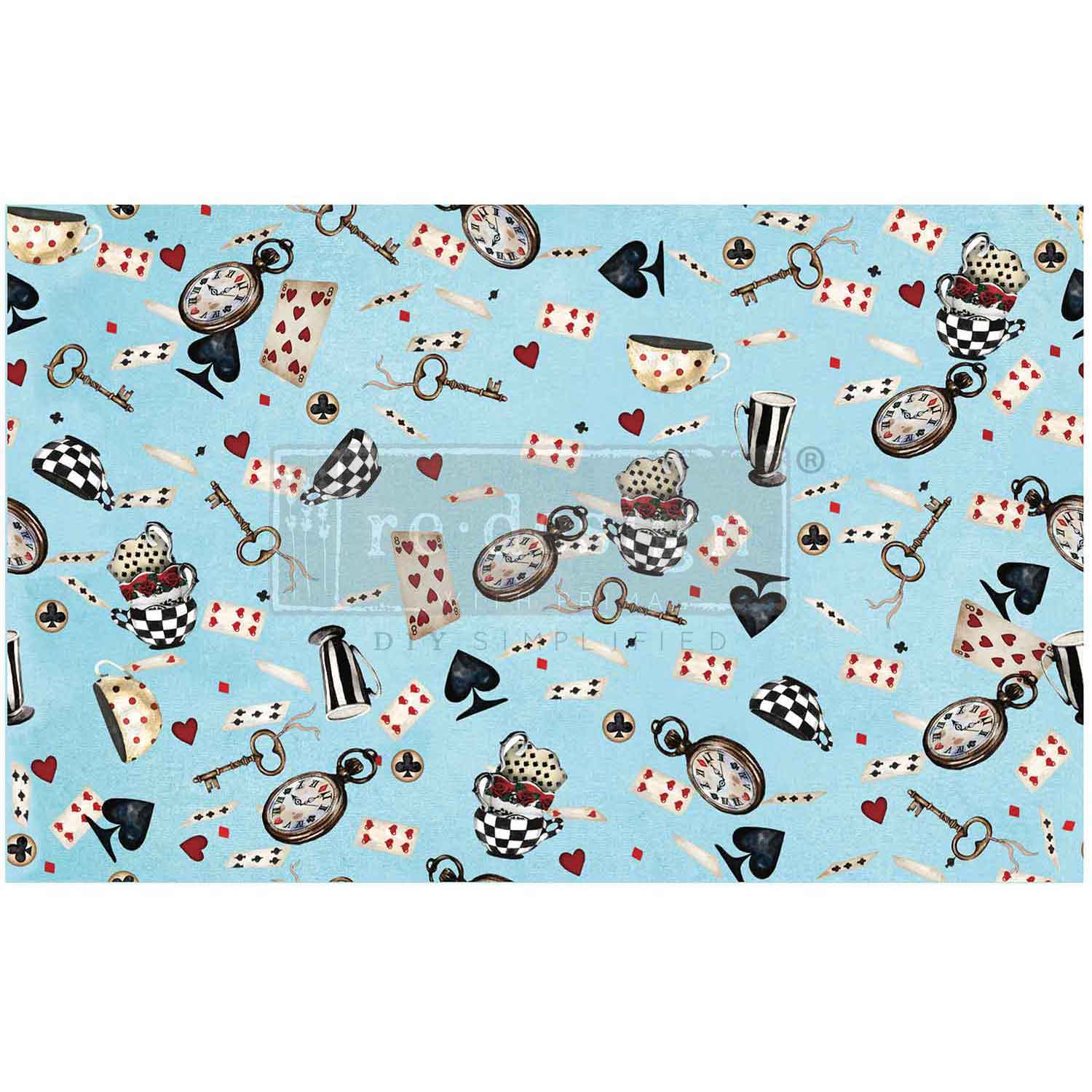 Decoupage Decor Tissue Paper - Wonderland Whimsy - Image 1