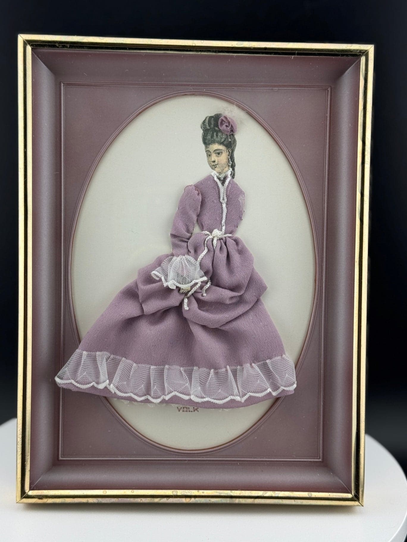 Victorian Woman Diorama - Lavender - Image 1