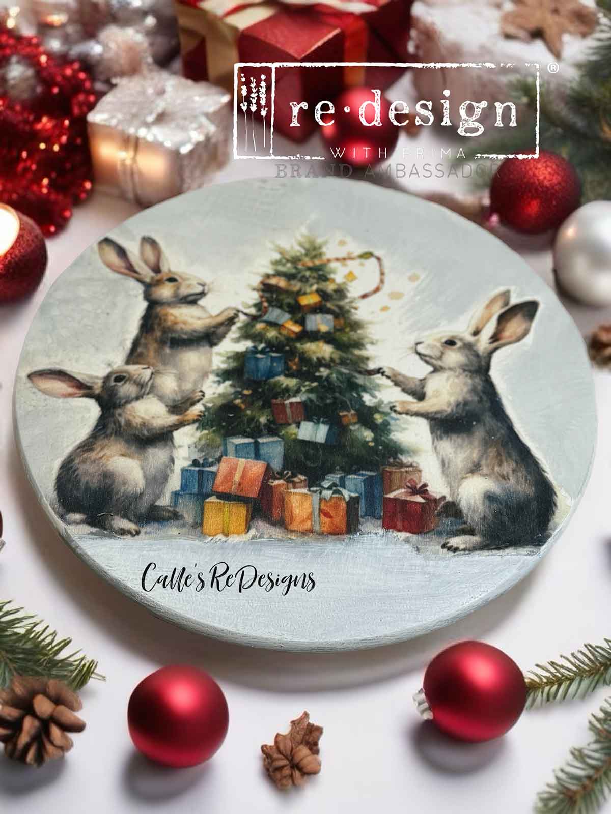 A3 Decoupage Fiber Pack - Bunny Wonderland. - Thumbnail 2