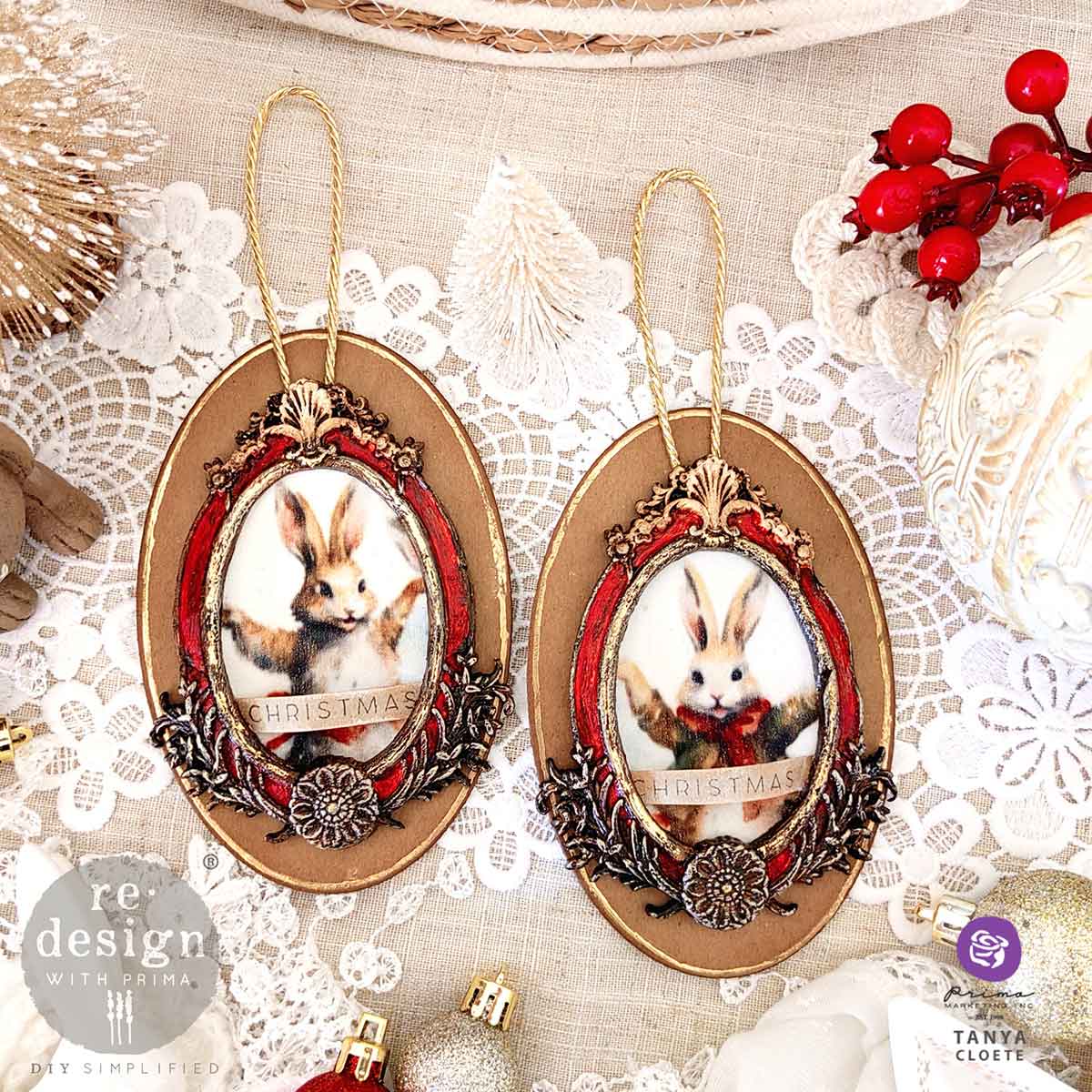 A3 Decoupage Fiber Pack - Bunny Wonderland. - Thumbnail 7