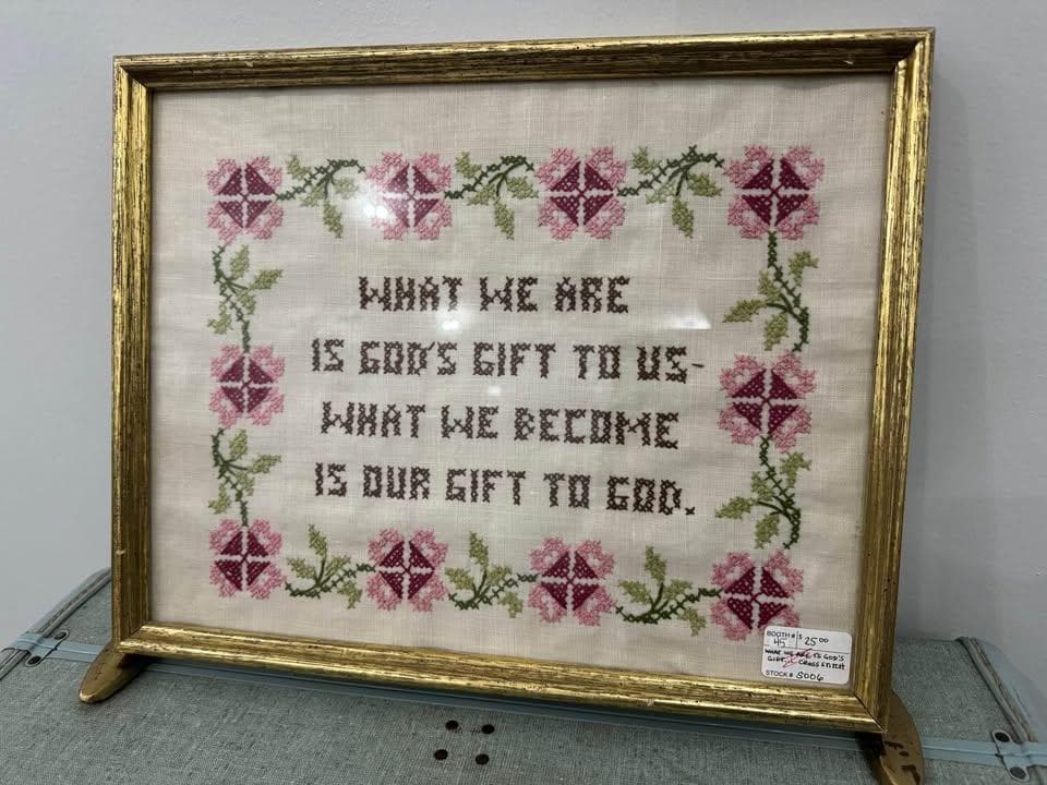 What We Are Cross Stitch - Image 1