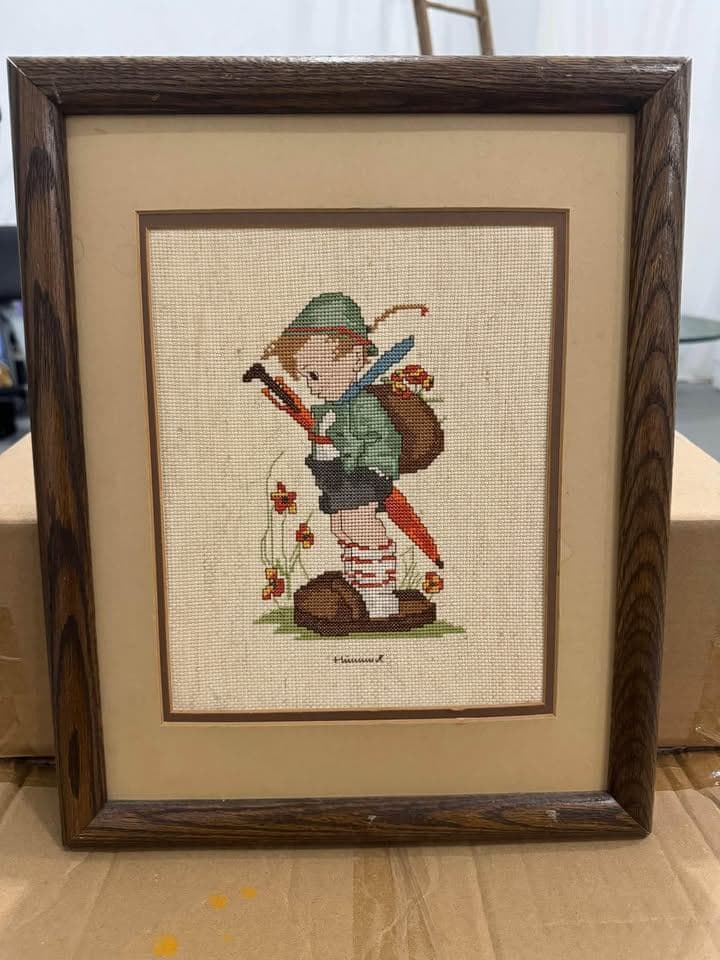 Hummel Boy Cross Stitch - Image 1