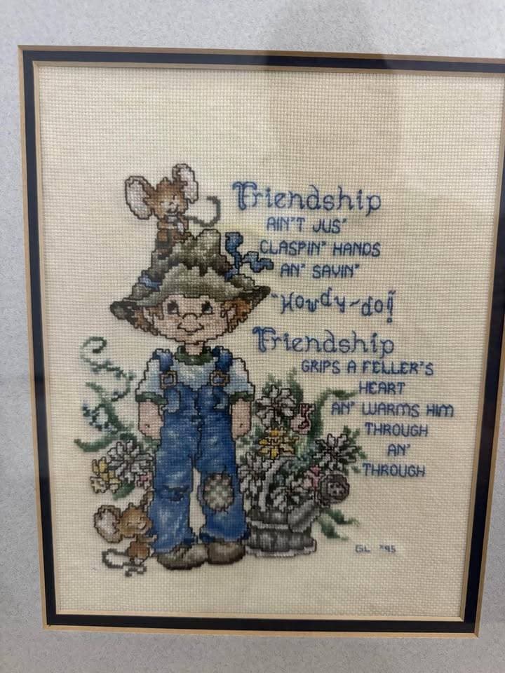 Friendship Quote Cross Stitch - Thumbnail 3